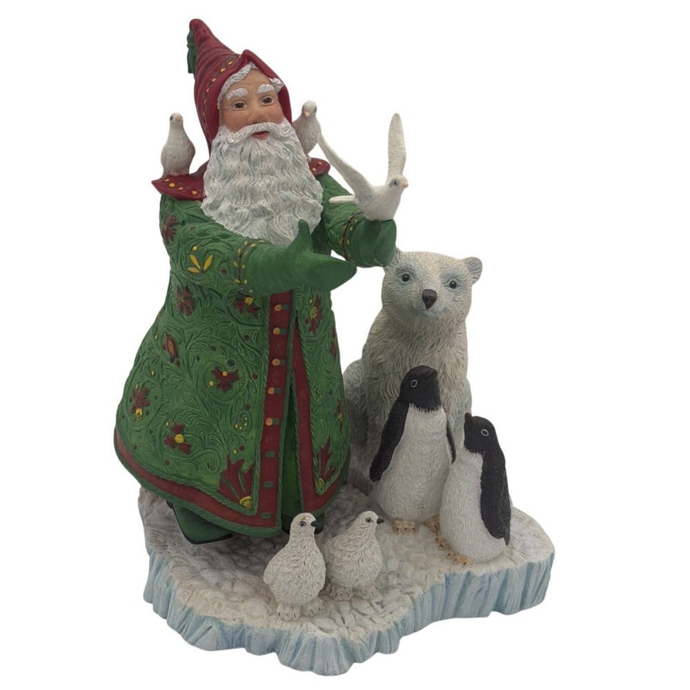 Lenox Santa's Gift of Peace Figurine 1996 Lynn Bywaters Christmas Vintage